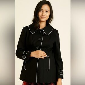 Liz Lange Maternity Jacket Black & White Size Large NWOT